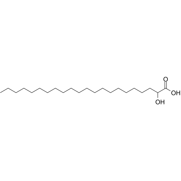 2-Hydroxydocosanoic acid Chemical Structure
