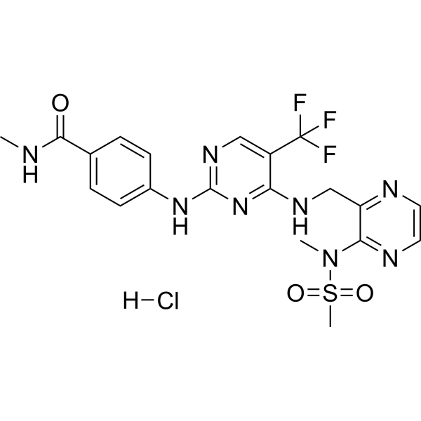 Defactinib hydrochloride Chemical Structure