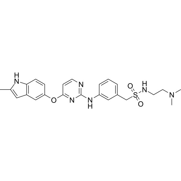 Sulfatinib 構造式