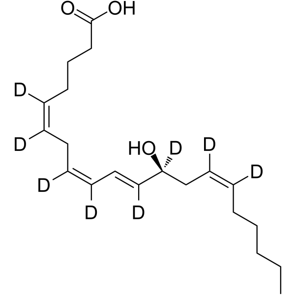 12(S)-HETE D8 Chemical Structure