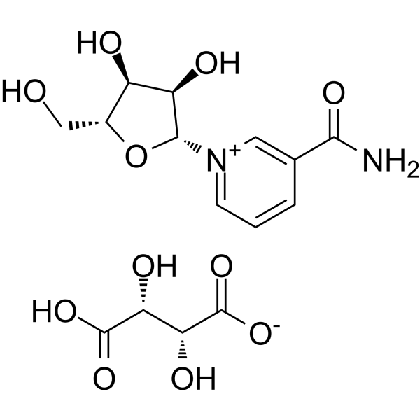 Nicotinamide riboside tartrate Chemical Structure