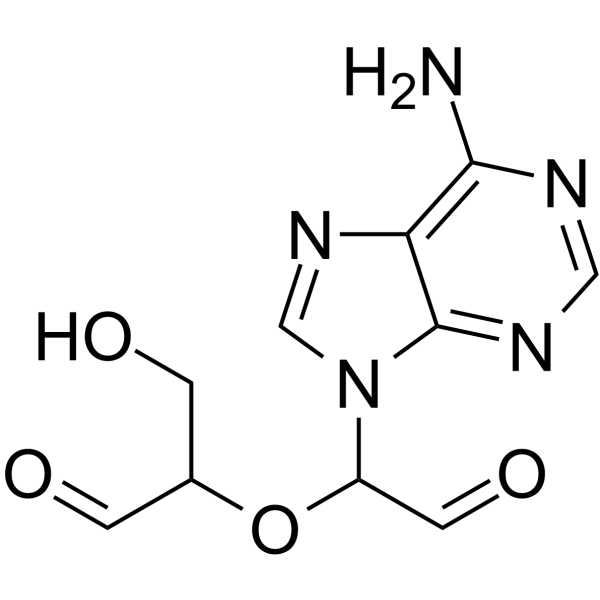 Adenosine dialdehyde Chemical Structure