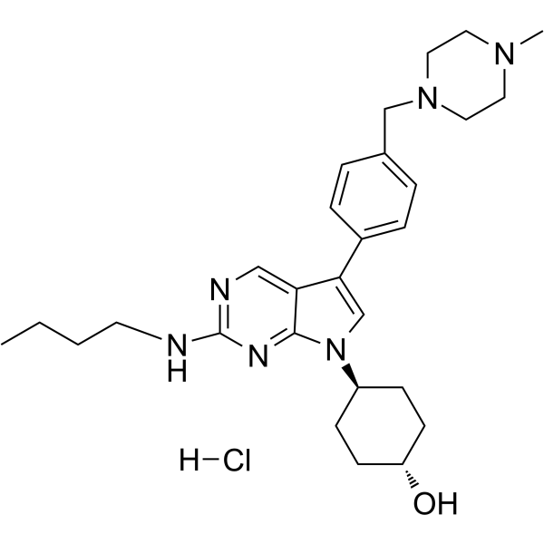 UNC2025 hydrochloride Chemical Structure