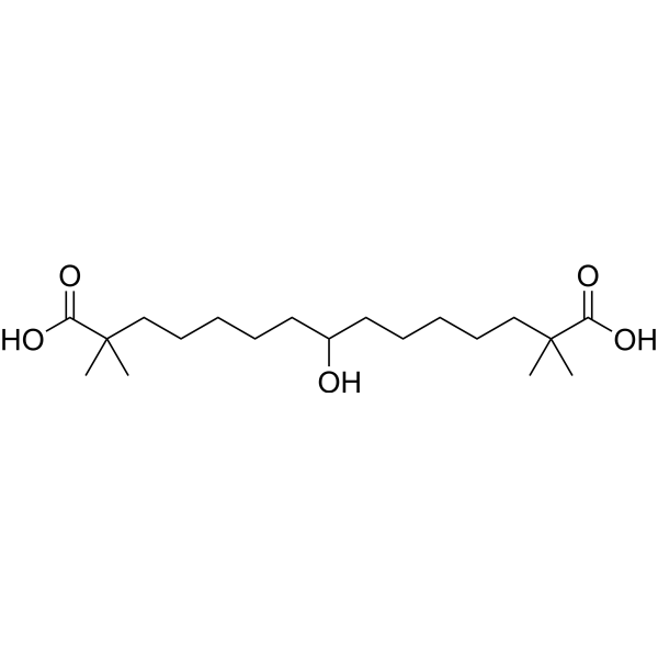 Bempedoic acid Chemical Structure