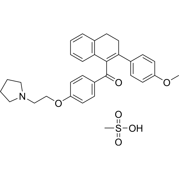 <em>Trioxifene</em> mesylate