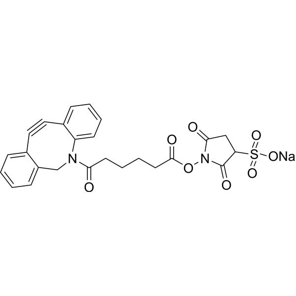 DBCO-Sulfo-NHS ester sodium Chemical Structure