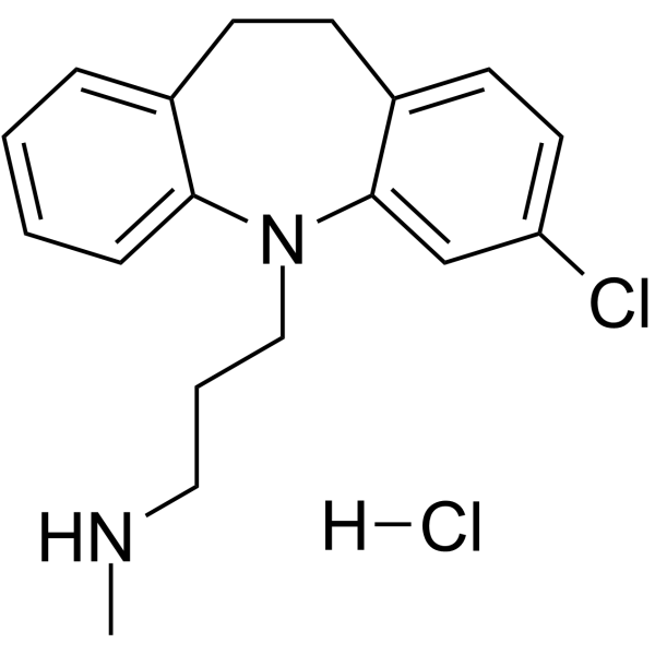 N-Desmethyl Clomipramine hydrochloride Chemical Structure