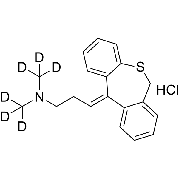 Dothiepin-d<sub>6</sub> hydrochloride Chemical Structure