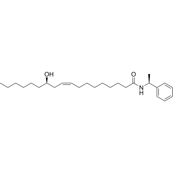 (S)-α-Methylbenzyl ricinoleamide Chemical Structure