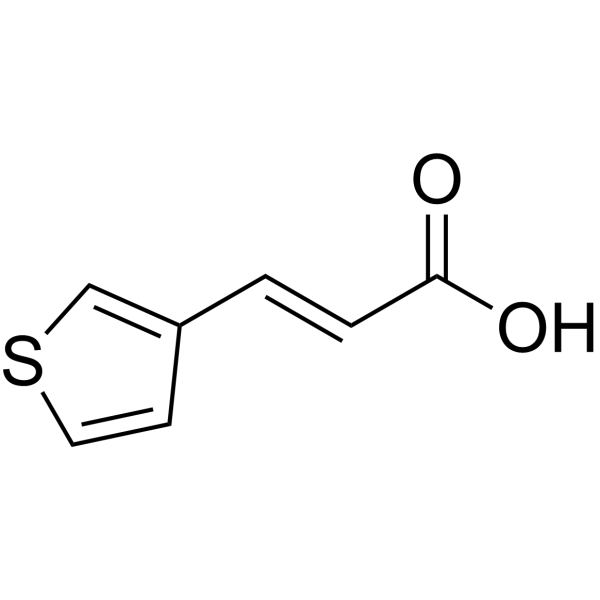 3-Thiopheneacrylic acid Chemical Structure