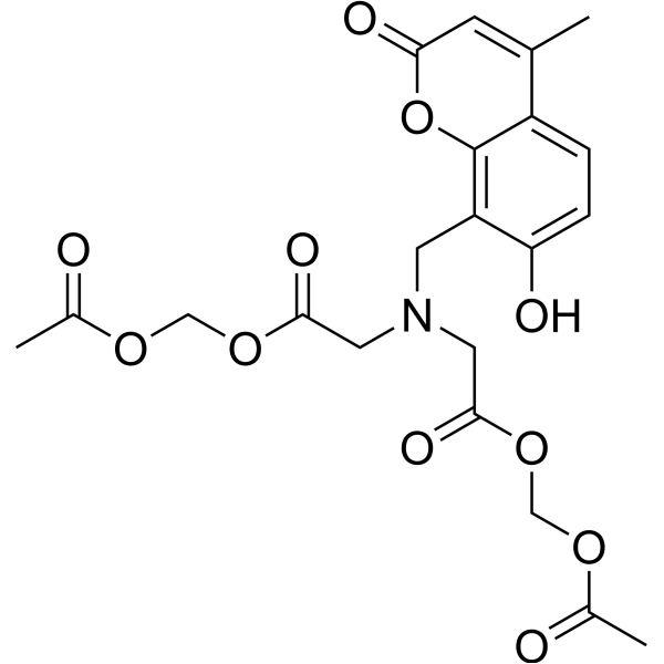 Calcein Blue AM Chemical Structure