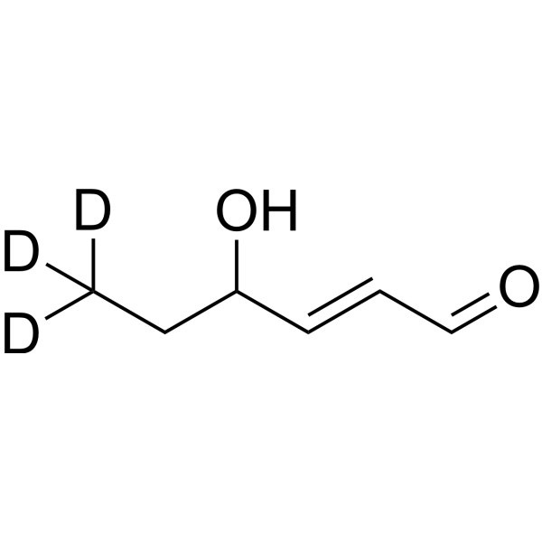 4-Hydroxy hexenal-d<sub>3</sub> Chemical Structure