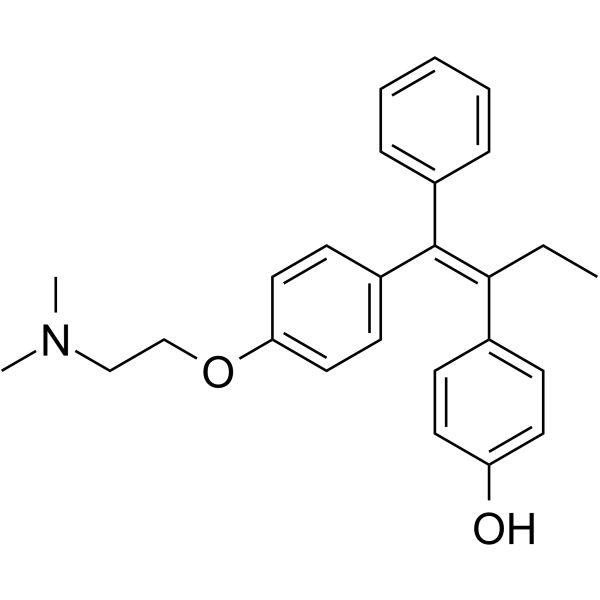 4'-Hydroxytamoxifen Chemical Structure
