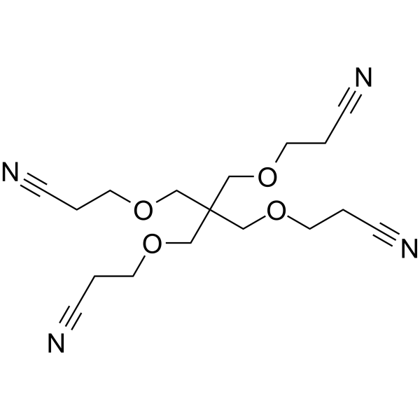 Tetra(cyanoethoxymethyl) methane Chemical Structure