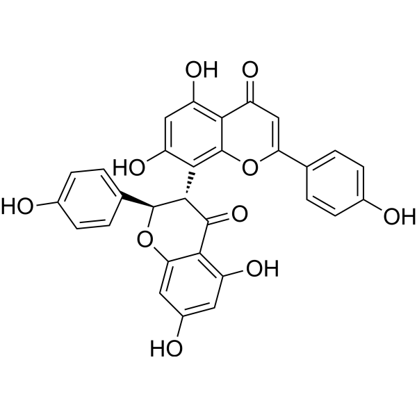 (+)-Volkensiflavone Chemical Structure