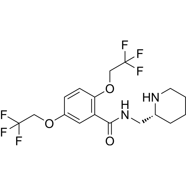 R-(–)-Flecainide Chemical Structure