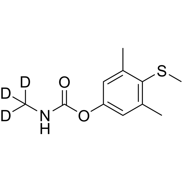 Methiocarb-d<sub>3</sub> Chemical Structure
