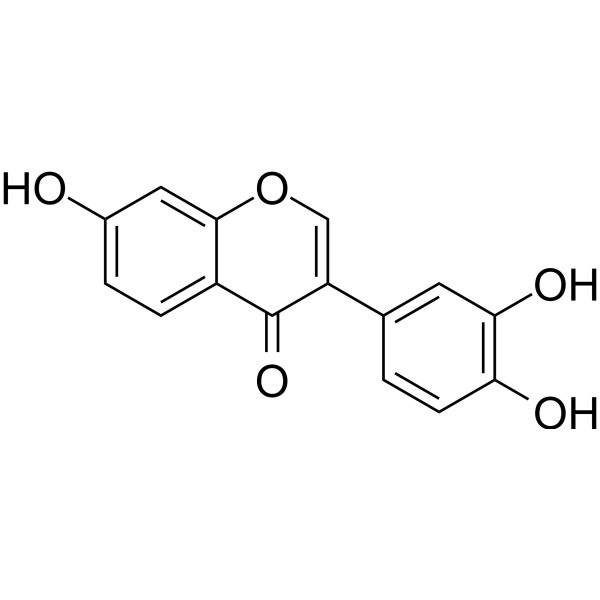 7,3',4'-Trihydroxyisoflavone Chemical Structure