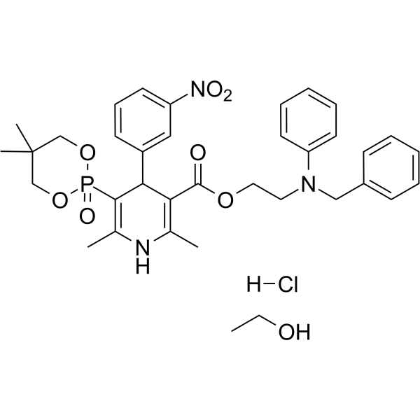 <em>Efonidipine</em> hydrochloride <em>monoethanolate</em>