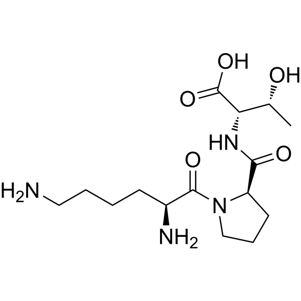 Lys-D-Pro-Thr Chemical Structure