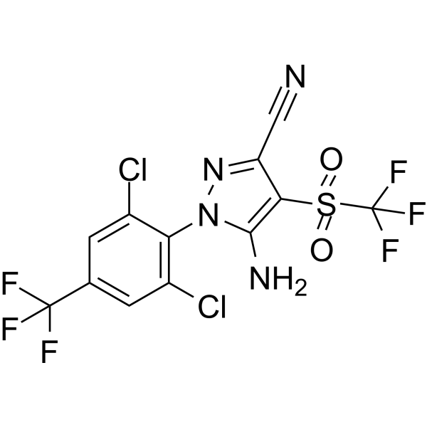 Fipronil sulfone Chemical Structure