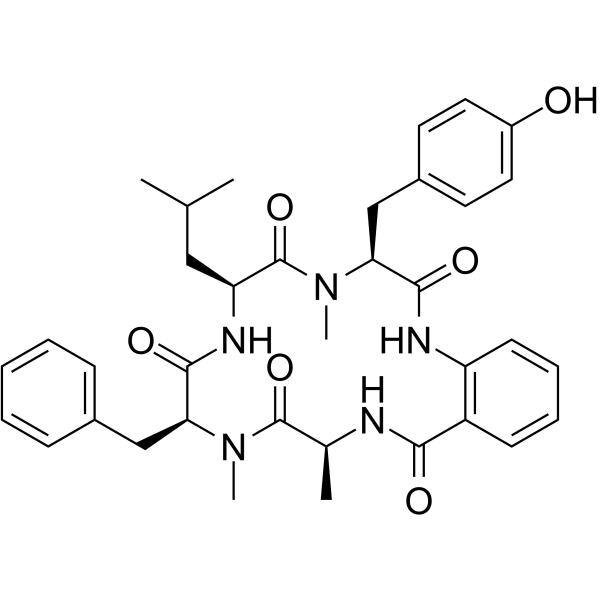 Cycloaspeptide A Chemical Structure