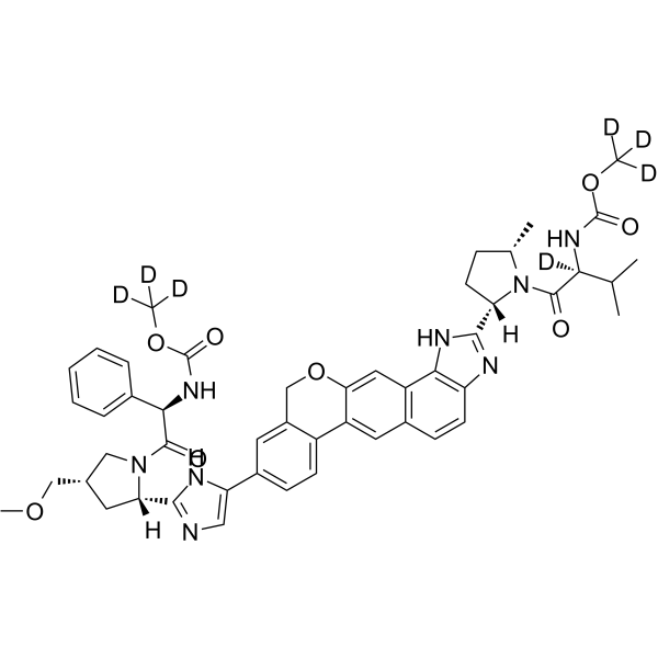 Velpatasvir-d7 Chemical Structure
