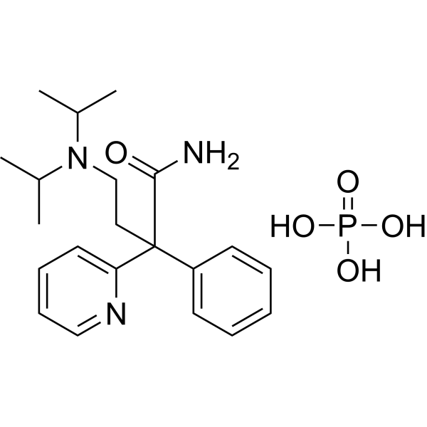 Disopyramide phosphate Chemical Structure