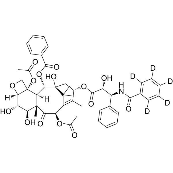 6α-Hydroxy Paclitaxel-d<sub>5</sub> Chemical Structure