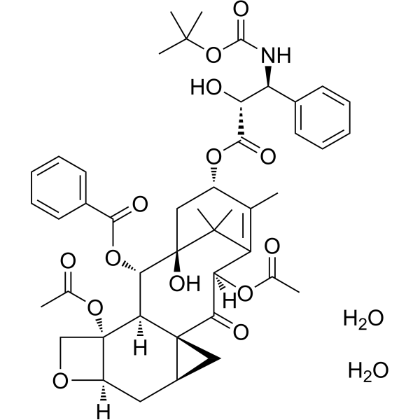 Larotaxel dihydrate Chemical Structure