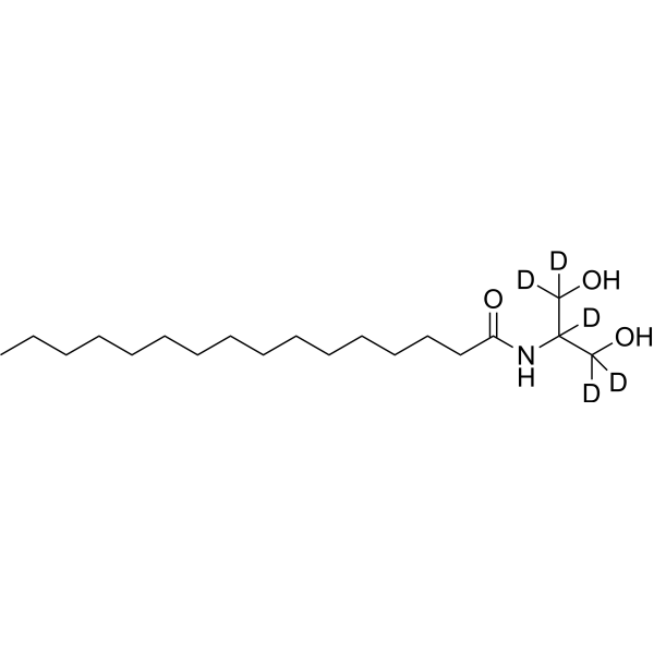 Palmitoyl serinol-d<sub>5</sub> Chemical Structure