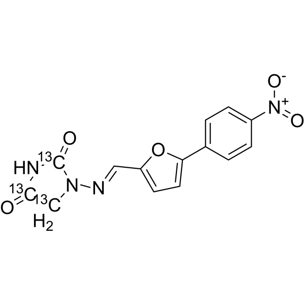 Dantrolene-13C3 Chemical Structure