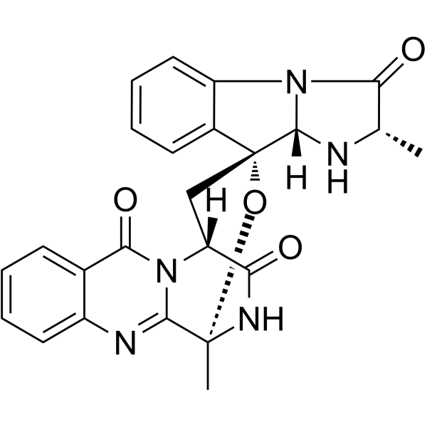 Fumiquinazoline D Chemical Structure