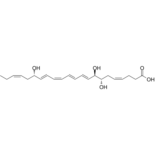 Resolvin D1 Chemical Structure
