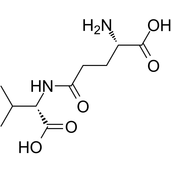 γ-Glutamylvaline Chemical Structure