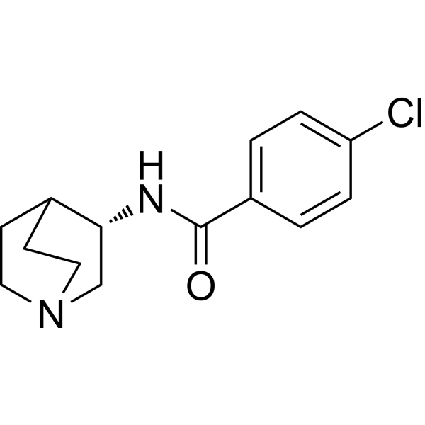 PNU-282987 S enantiomer free base Chemical Structure
