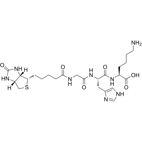 Biotinoyl tripeptide-1 Chemical Structure