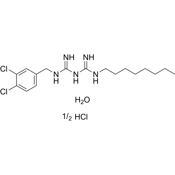 Olanexidine hydrochloride semihydrate Chemical Structure