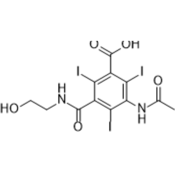 Ioxitalamic acid Chemical Structure
