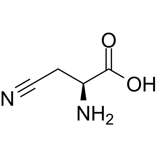 β-cyano-L-Alanine Chemical Structure