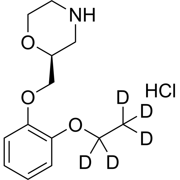 (S)-Viloxazine-d<sub>5</sub> hydrochloride Chemical Structure