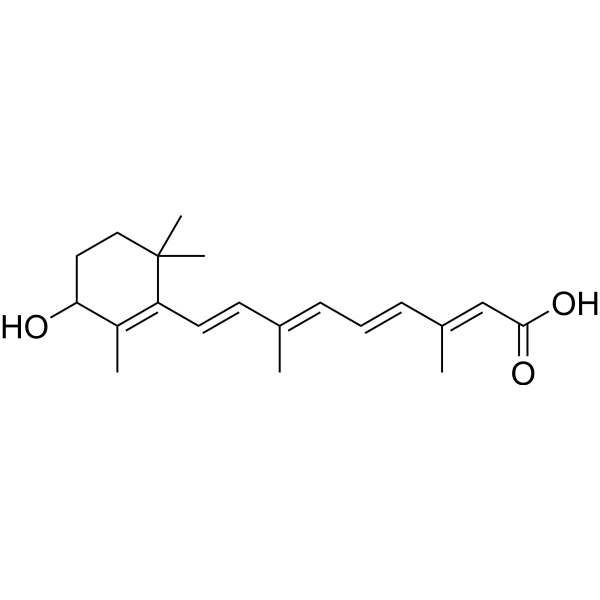 4-Hydroxyretinoic acid Chemical Structure