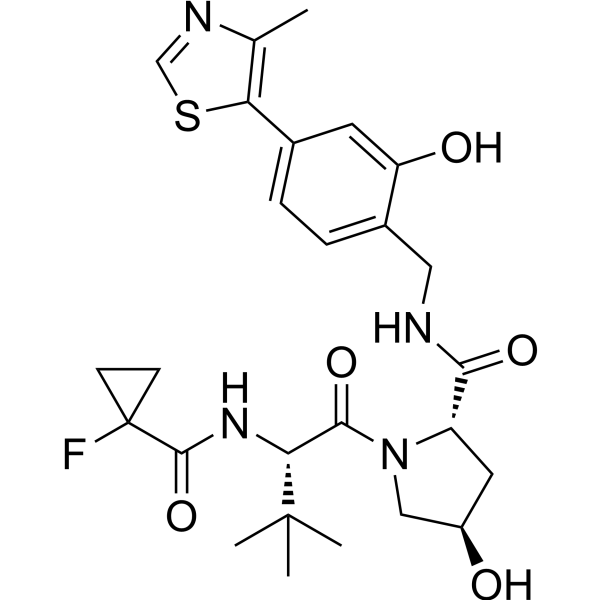 VH032-cyclopropane-F Chemical Structure