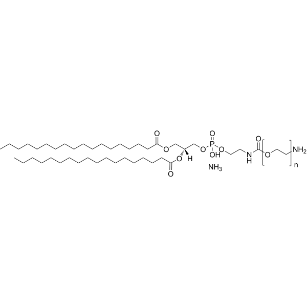 DSPE-PEG(2000)-Amine Chemical Structure