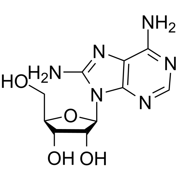 8-Aminoadenosine Chemical Structure