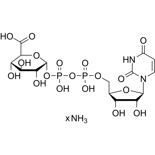 Uridine diphosphate glucuronic acid ammonium Chemical Structure