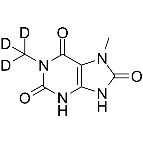 1,7-Dimethyluric acid-<em>d</em>3