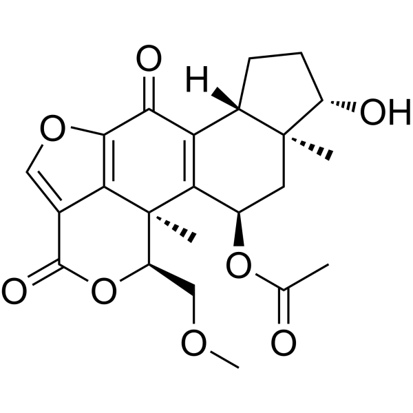 17β-Hydroxywortmannin Chemical Structure