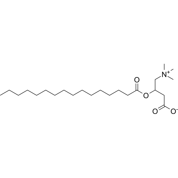 Palmitoylcarnitine Chemical Structure