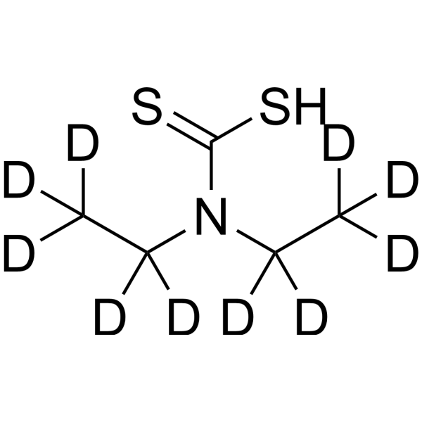 Ditiocarb-d<sub>10</sub> Chemical Structure